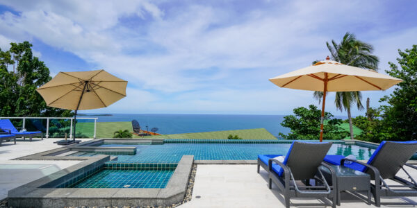 5 Bedroom Villa with Amazing Sea View in Chaweng Noi, Koh Samui – For Sale
